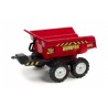 Vlečka za traktor Dumper maxi veľká, výklopná, 4 kolesová, dĺžka 87cm, Made in France