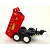 Vlečka za traktor Dumper maxi veľká, výklopná, 4 kolesová, dĺžka 87cm, Made in France