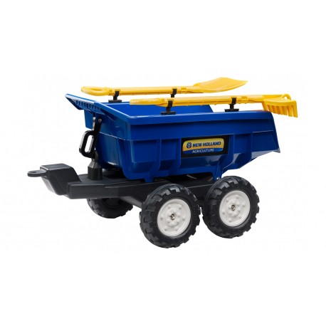 Vlečka za traktor Dumper maxi veľká, výklopná, 4 kolesová, dĺžka 87cm, Made in France