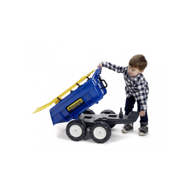 Vlečka za traktor Dumper maxi veľká, výklopná, 4 kolesová, dĺžka 87cm, Made in France