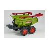 Vlečka za traktor Dumper maxi veľká, výklopná, 4 kolesová, dĺžka 87cm, Made in France