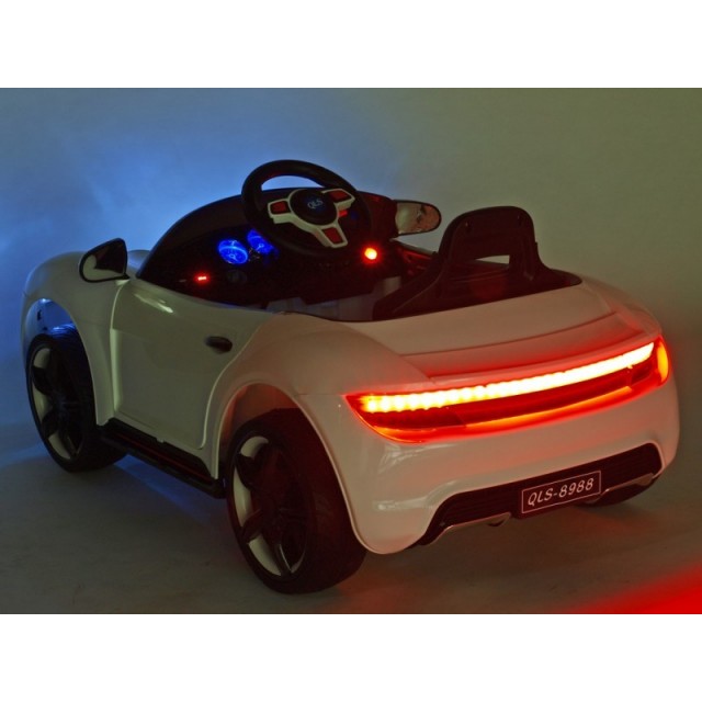 Elektrické autíčko NEON s 2.4G DO, EVA kolesami, USB digi playerom, LED efektami, vypínateľnou kývajúcou zadnou nápravou,12V