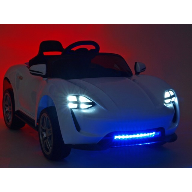 Elektrické autíčko NEON s 2.4G DO, EVA kolesami, USB digi playerom, LED efektami, vypínateľnou kývajúcou zadnou nápravou,12V