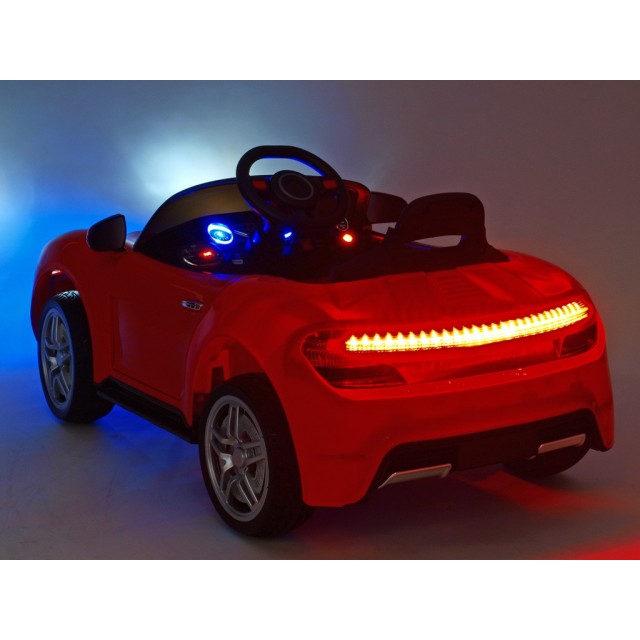 Elektrické autíčko NEON s 2.4G DO, EVA kolesami, USB digi playerom, LED efektami, vypínateľnou kývajúcou zadnou nápravou,12V