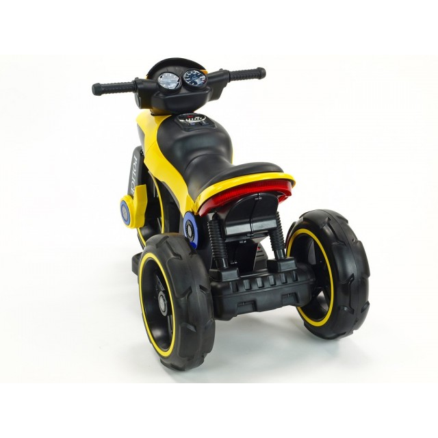 Policajná motorka na veľkých kolesách, 2 x motor 6V, 2 x náhon