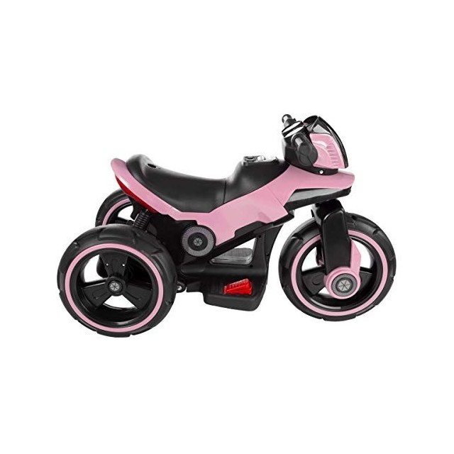 Policajná motorka na veľkých kolesách, 2 x motor 6V, 2 x náhon