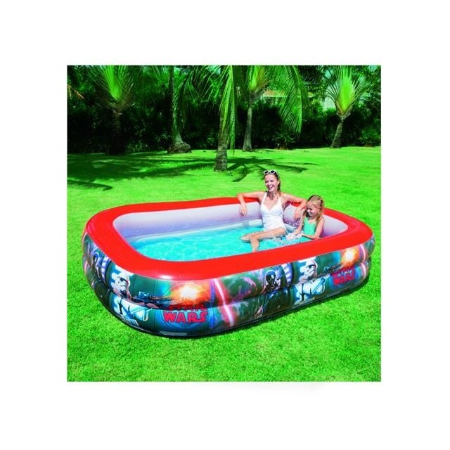 Teddies Bazén detský s tryskou nafukovacie 310x188x130 cm 3+