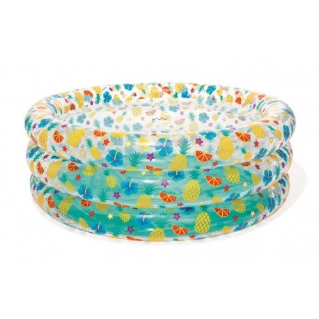 Teddies Bazén detský s tryskou nafukovacie 310x188x130 cm 3+