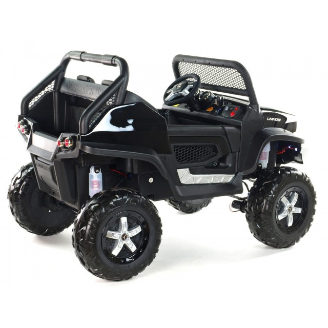 Ford Ranger Monster Truck 4x4, EVA kolesá, 2,4G DO, bluetooth, FM, USB, TF, otváracie dvere a kapota, čierna metalíza