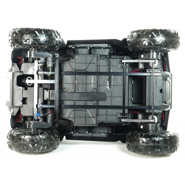 Ford Ranger Monster Truck 4x4, EVA kolesá, 2,4G DO, bluetooth, FM, USB, TF, otváracie dvere a kapota, čierna metalíza