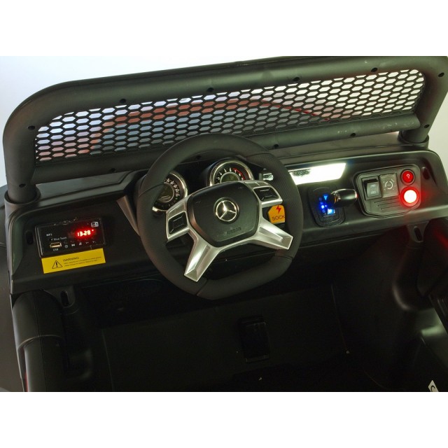 Ford Ranger Monster Truck 4x4, EVA kolesá, 2,4G DO, bluetooth, FM, USB, TF, otváracie dvere a kapota, čierna metalíza