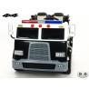 Dvojmiestný policajný bus 4x4 s 2,4 G DO, megafónom, sirénou, majákom, USB, MP3, voltmetrom, EVA kolesami