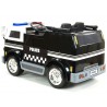 Dvojmiestný policajný bus 4x4 s 2,4 G DO, megafónom, sirénou, majákom, USB, MP3, voltmetrom, EVA kolesami