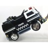 Dvojmiestný policajný bus 4x4 s 2,4 G DO, megafónom, sirénou, majákom, USB, MP3, voltmetrom, EVA kolesami