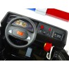 Dvojmiestný policajný bus 4x4 s 2,4 G DO, megafónom, sirénou, majákom, USB, MP3, voltmetrom, EVA kolesami