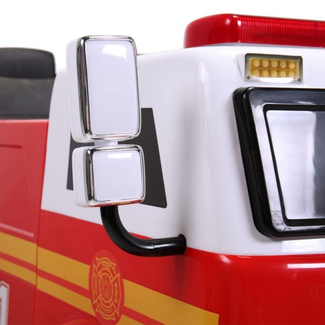 Dvojmiestný policajný bus 4x4 s 2,4 G DO, megafónom, sirénou, majákom, USB, MP3, voltmetrom, EVA kolesami