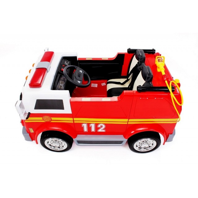 Dvojmiestný policajný bus 4x4 s 2,4 G DO, megafónom, sirénou, majákom, USB, MP3, voltmetrom, EVA kolesami