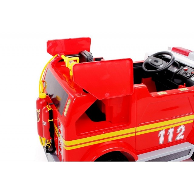 Dvojmiestný policajný bus 4x4 s 2,4 G DO, megafónom, sirénou, majákom, USB, MP3, voltmetrom, EVA kolesami