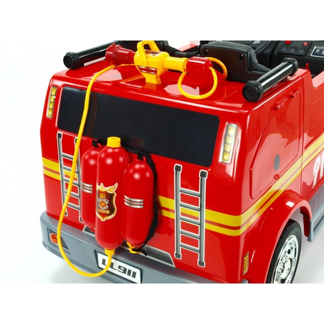 Dvojmiestný policajný bus 4x4 s 2,4 G DO, megafónom, sirénou, majákom, USB, MP3, voltmetrom, EVA kolesami