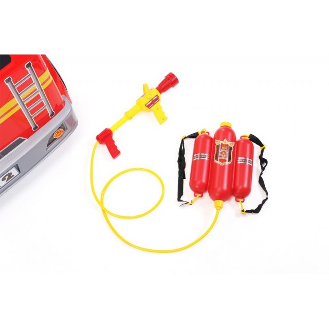 Dvojmiestný policajný bus 4x4 s 2,4 G DO, megafónom, sirénou, majákom, USB, MP3, voltmetrom, EVA kolesami