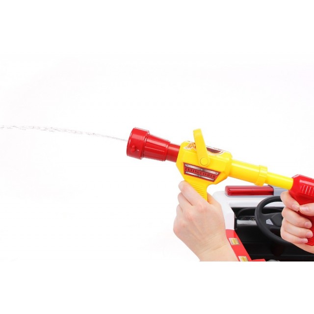 Dvojmiestný policajný bus 4x4 s 2,4 G DO, megafónom, sirénou, majákom, USB, MP3, voltmetrom, EVA kolesami