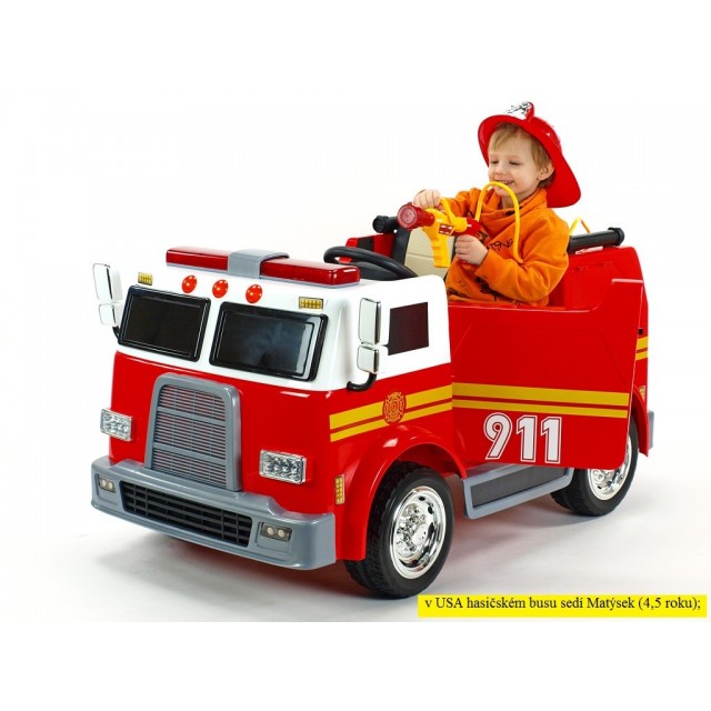 Dvojmiestný policajný bus 4x4 s 2,4 G DO, megafónom, sirénou, majákom, USB, MP3, voltmetrom, EVA kolesami