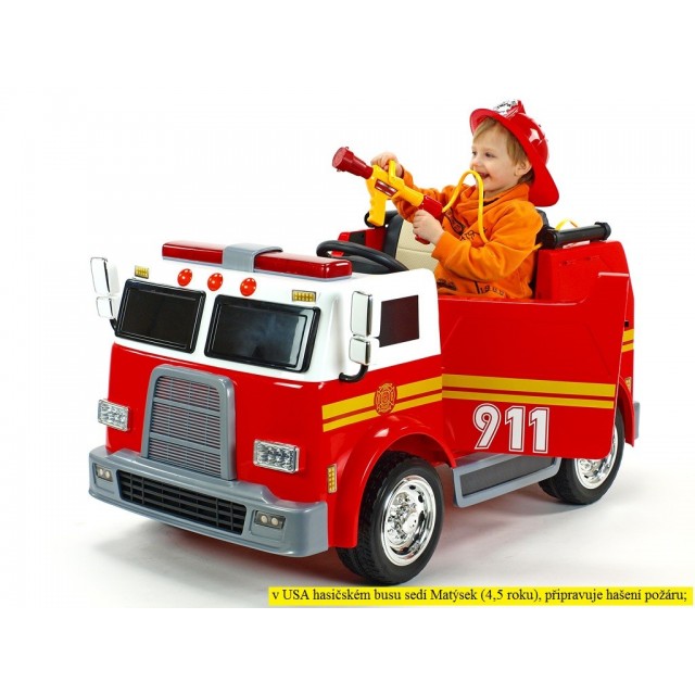 Dvojmiestný policajný bus 4x4 s 2,4 G DO, megafónom, sirénou, majákom, USB, MP3, voltmetrom, EVA kolesami