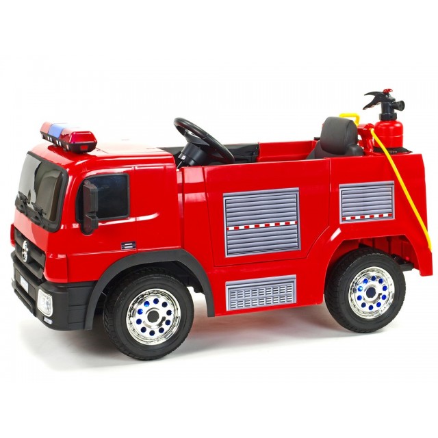 Dvojmiestný policajný bus 4x4 s 2,4 G DO, megafónom, sirénou, majákom, USB, MP3, voltmetrom, EVA kolesami