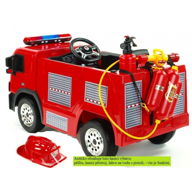 Dvojmiestný policajný bus 4x4 s 2,4 G DO, megafónom, sirénou, majákom, USB, MP3, voltmetrom, EVA kolesami