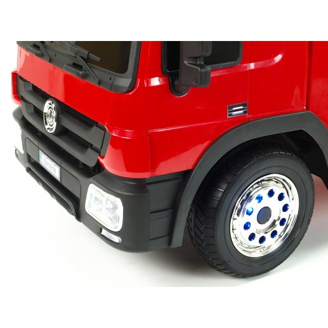 Dvojmiestný policajný bus 4x4 s 2,4 G DO, megafónom, sirénou, majákom, USB, MP3, voltmetrom, EVA kolesami