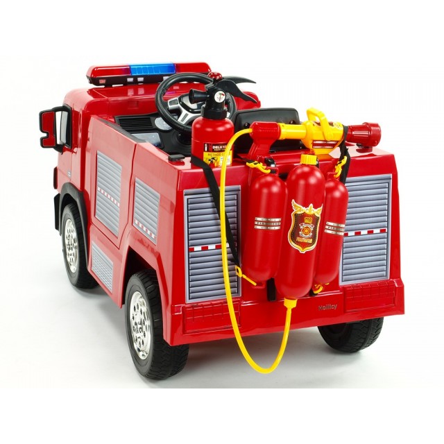 Dvojmiestný policajný bus 4x4 s 2,4 G DO, megafónom, sirénou, majákom, USB, MP3, voltmetrom, EVA kolesami