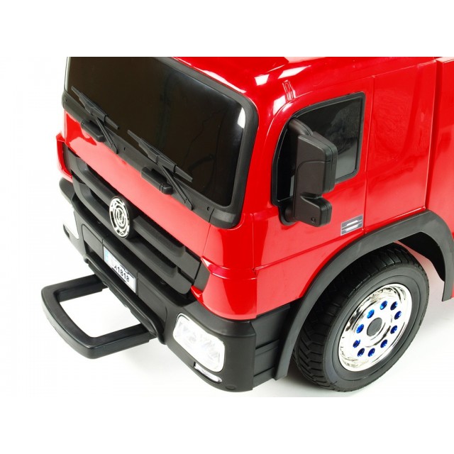 Dvojmiestný policajný bus 4x4 s 2,4 G DO, megafónom, sirénou, majákom, USB, MP3, voltmetrom, EVA kolesami