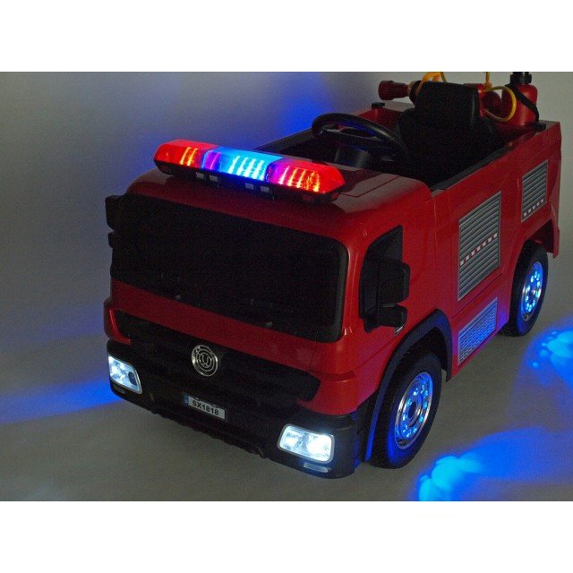 Dvojmiestný policajný bus 4x4 s 2,4 G DO, megafónom, sirénou, majákom, USB, MP3, voltmetrom, EVA kolesami