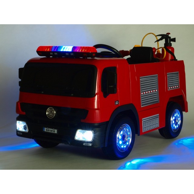 Dvojmiestný policajný bus 4x4 s 2,4 G DO, megafónom, sirénou, majákom, USB, MP3, voltmetrom, EVA kolesami