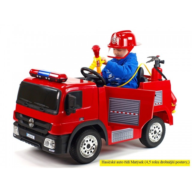 Dvojmiestný policajný bus 4x4 s 2,4 G DO, megafónom, sirénou, majákom, USB, MP3, voltmetrom, EVA kolesami