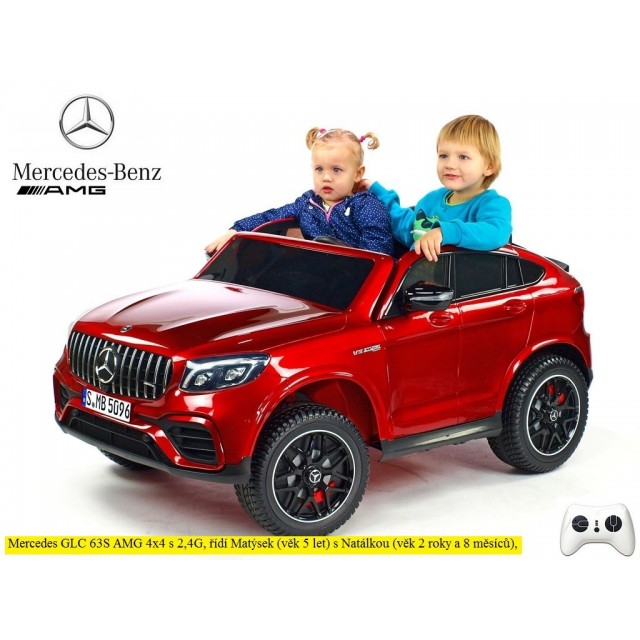 Elektrické autíčko Mercedes GLC 63S AMG 4x4 dvojmiestne