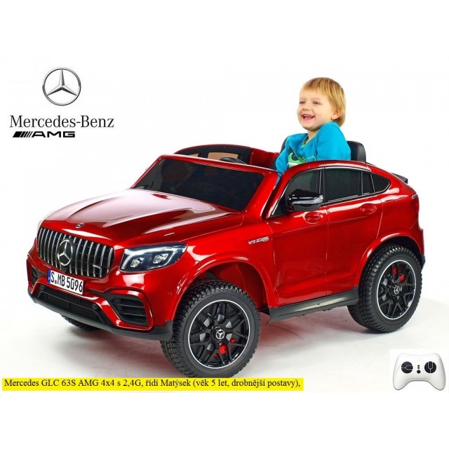 Elektrické autíčko Mercedes GLC 63S AMG 4x4 dvojmiestne