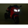 Motorka - Tricykl Dragon s osvetlenými kolesami,motor 2x6V,pérovanie nápravy,digiplayer USB,Mp3,voltmetrom,LED osvetlenie,modrá