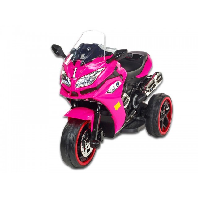 Motorka - Tricykl Dragon s osvetlenými kolesami,motor 2x6V,pérovanie nápravy,digiplayer USB,Mp3,voltmetrom,LED osvetlenie,modrá