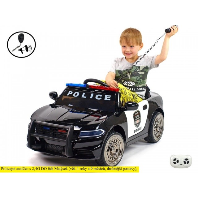 Elektrické autíčko USA Policie