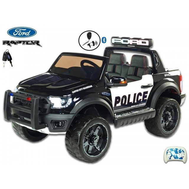 Elektrické autíčko pickup Ford Raptor policie USA