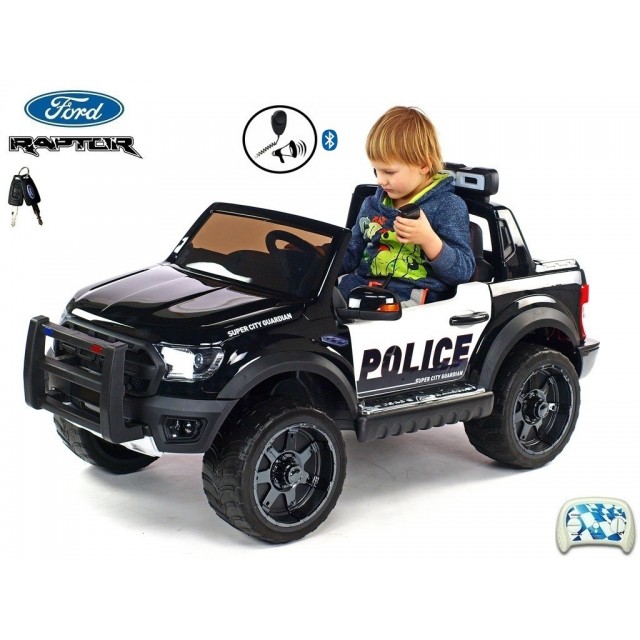 Elektrické autíčko pickup Ford Raptor policie USA