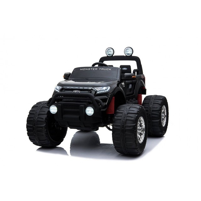 Ford Ranger Monster Truck 4x4, EVA kolesá, 2,4G DO, bluetooth, FM, USB, TF, otváracie dvere a kapota, čierna metalíza