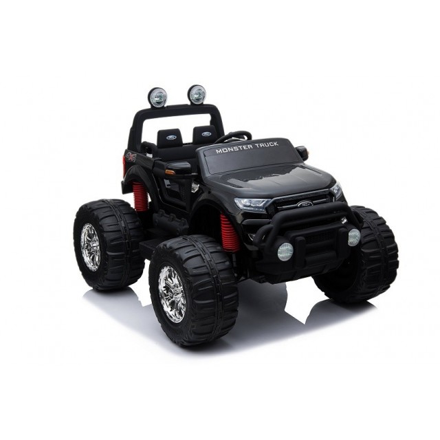 Ford Ranger Monster Truck 4x4, EVA kolesá, 2,4G DO, bluetooth, FM, USB, TF, otváracie dvere a kapota, čierna metalíza
