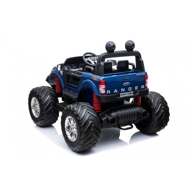 Ford Ranger Monster Truck 4x4, EVA kolesá, 2,4G DO, bluetooth, FM, USB, TF, otváracie dvere a kapota, čierna metalíza