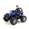Ford Ranger Monster Truck 4x4, EVA kolesá, 2,4G DO, bluetooth, FM, USB, TF, otváracie dvere a kapota, čierna metalíza