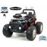 Ford Ranger Monster Truck 4x4, EVA kolesá, 2,4G DO, bluetooth, FM, USB, TF, otváracie dvere a kapota, čierna metalíza