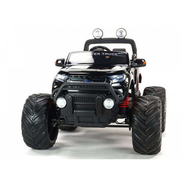 Ford Ranger Monster Truck 4x4, EVA kolesá, 2,4G DO, bluetooth, FM, USB, TF, otváracie dvere a kapota, čierna metalíza