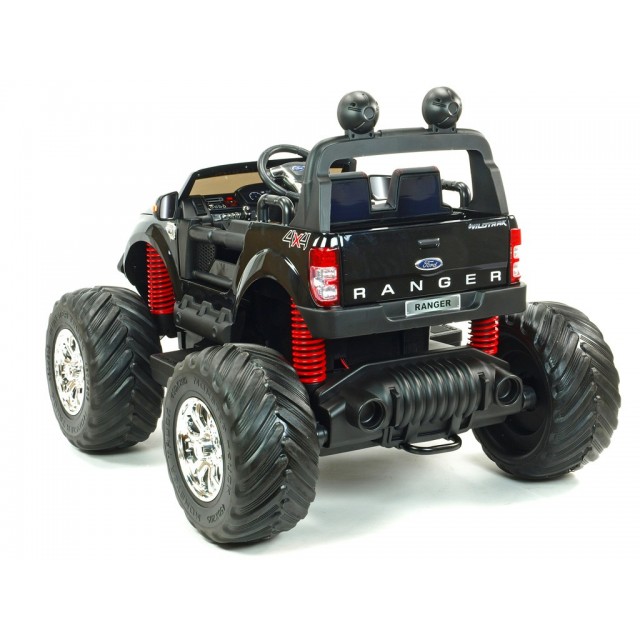 Ford Ranger Monster Truck 4x4, EVA kolesá, 2,4G DO, bluetooth, FM, USB, TF, otváracie dvere a kapota, čierna metalíza