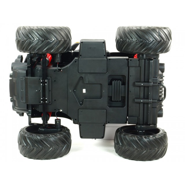 Ford Ranger Monster Truck 4x4, EVA kolesá, 2,4G DO, bluetooth, FM, USB, TF, otváracie dvere a kapota, čierna metalíza